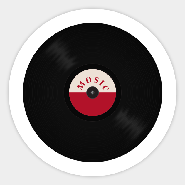 Vinyl Record Stickers